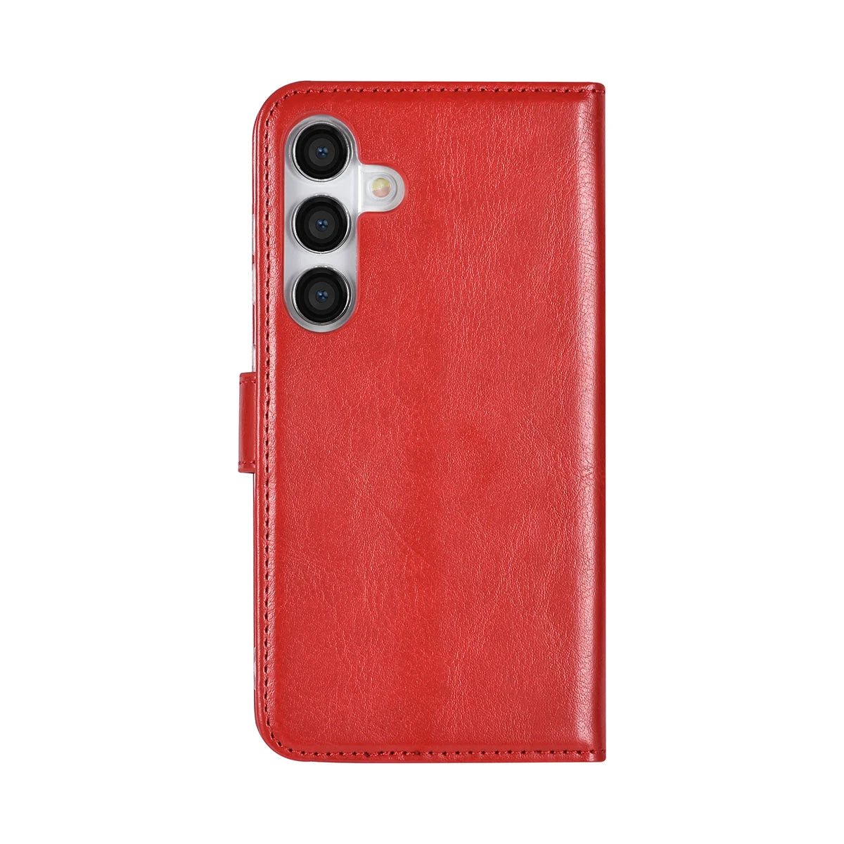 Tuniq Samsung Galaxy S24 - Θήκη Πορτοφόλι Stand από Δερματίνη - Red