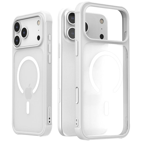 Araree iPhone 17 Pro Max - Σκληρή Θήκη με Πλαίσιο Σιλικόνης - Duple M Armor MagSafe - White