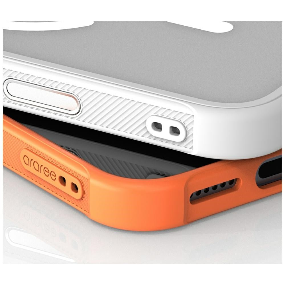 Araree iPhone 17 Pro Max - Σκληρή Θήκη με Πλαίσιο Σιλικόνης - Duple M Armor MagSafe - White