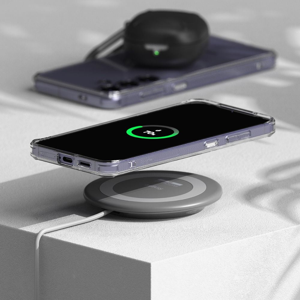 Ringke Samsung Galaxy S24+ Fusion Σκληρή Θήκη με Πλαίσιο Σιλικόνης - Διάφανη