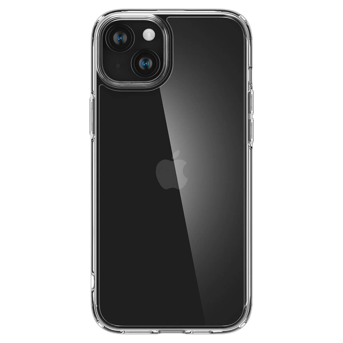 Spigen iPhone 15 Plus Crystal Hybrid Σκληρή Θήκη με Πλαίσιο Σιλικόνης - Crystal Clear