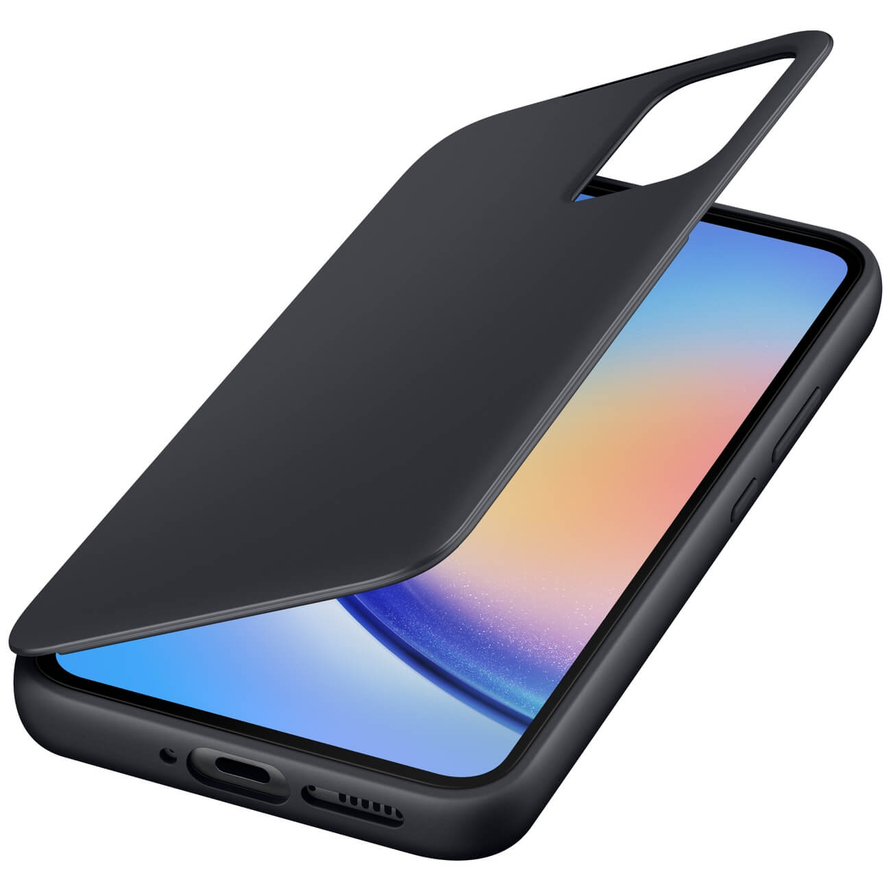 Samsung Smart View Cover Samsung Galaxy A34 5G Θήκη Πορτοφόλι - Black - EF - ZA346CBEGWW