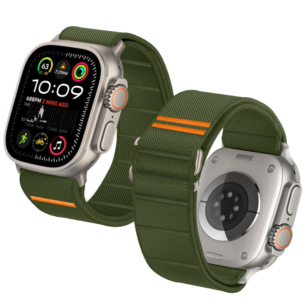 Tech - Protect Λουράκι Apple Watch 8/9/10/11 - SE (1/2/3) - Ultra (1/2/3) – 44/45/46/49mm Nylon Slip - Khaki