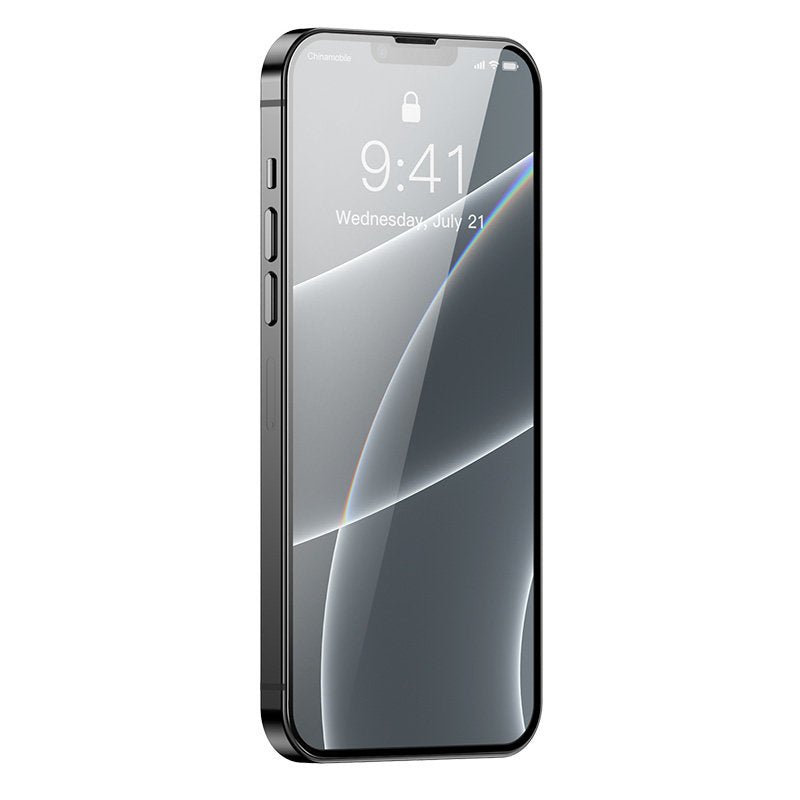 Baseus iPhone 13 / iPhone 13 Pro 0.23mm Full Screen Αντιχαρακτικό Γυαλί Οθόνης - 2 Τεμάχια - Black - SGQP020101