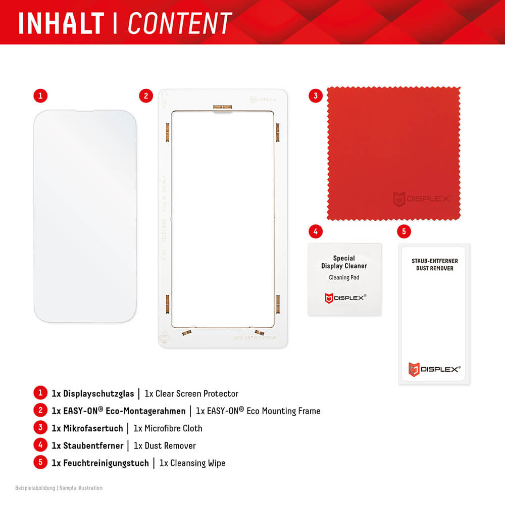 Displex iPhone 16 - Premium Real Glass 2D - Προστασία Οθόνης - Αντιχαρακτικό Γυαλί / Tempered Glass - Διάφανο