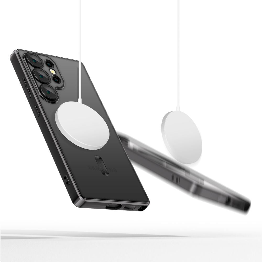 Tech - Protect Samsung Galaxy S25 Ultra MagFlex Θήκη Σιλικόνης TPU με MagSafe - Shiny Black