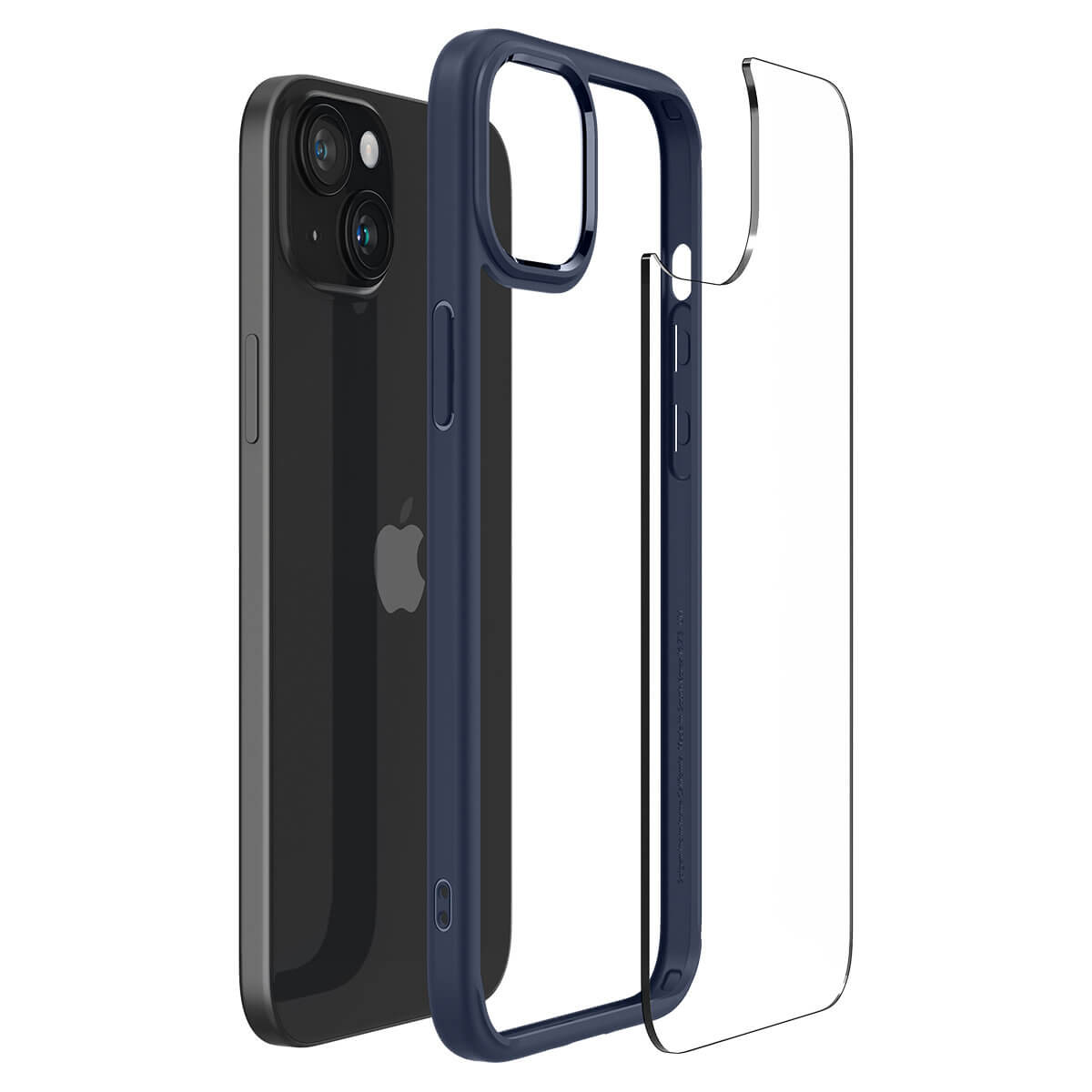 Spigen iPhone 15 Plus - Ultra Hybrid Σκληρή Θήκη με Πλαίσιο Σιλικόνης - Navy Blue