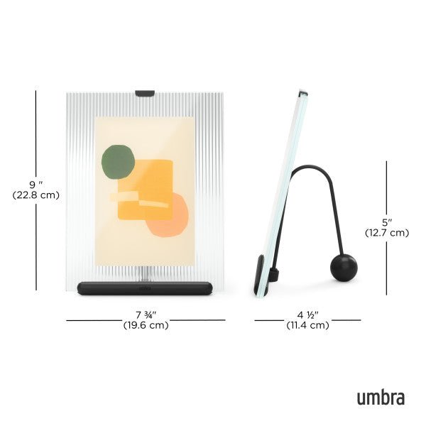 Umbra Flute Κορνίζα για Φωτογραφίες - 13 x 18 cm - Black