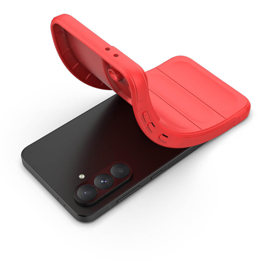 Techsuit Samsung Galaxy A36 5G / A56 5G Magic Shield Θήκη Σιλικόνης TPU - Red
