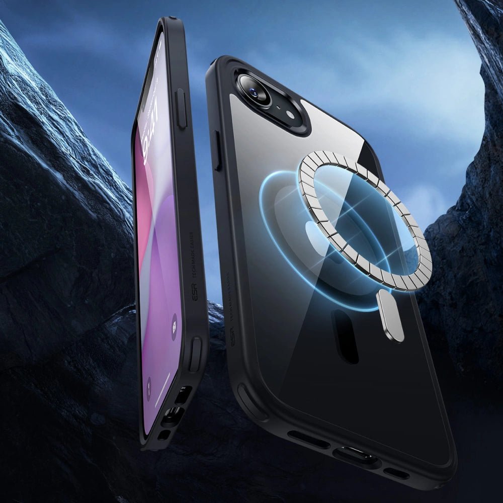 ESR iPhone 16e Classic Hybrid Halolock Σκληρή Θήκη με Πλαίσιο Σιλικόνης και MagSafe - Clear / Black