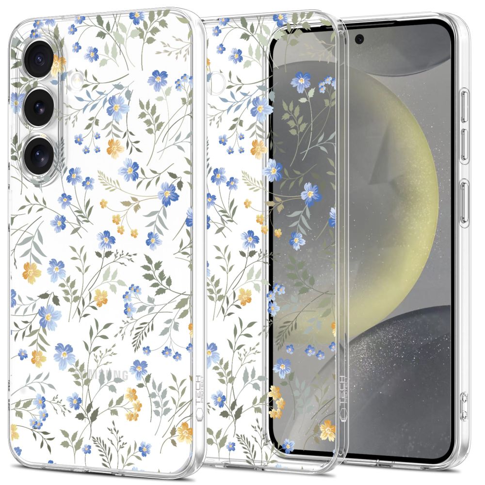 Tech - Protect Samsung Galaxy S25 Flexair Θήκη Σιλικόνης - Spring Flowers