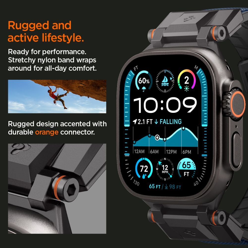 Spigen Λουράκι Apple Watch 8/9/10/11 - SE (1/2/3) - Ultra (1/2/3) – 44/45/46/49mm DuraPro Armor - Navy Blue