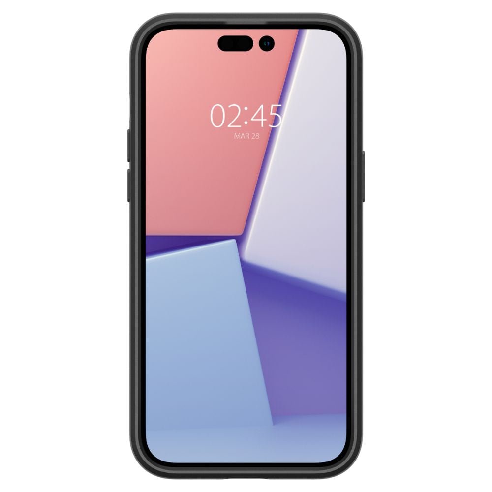 Spigen iPhone 14 Pro Max Optik Armor Mag Θήκη Σιλικόνης με Κάλυμμα για την Κάμερα και MagSafe - Black