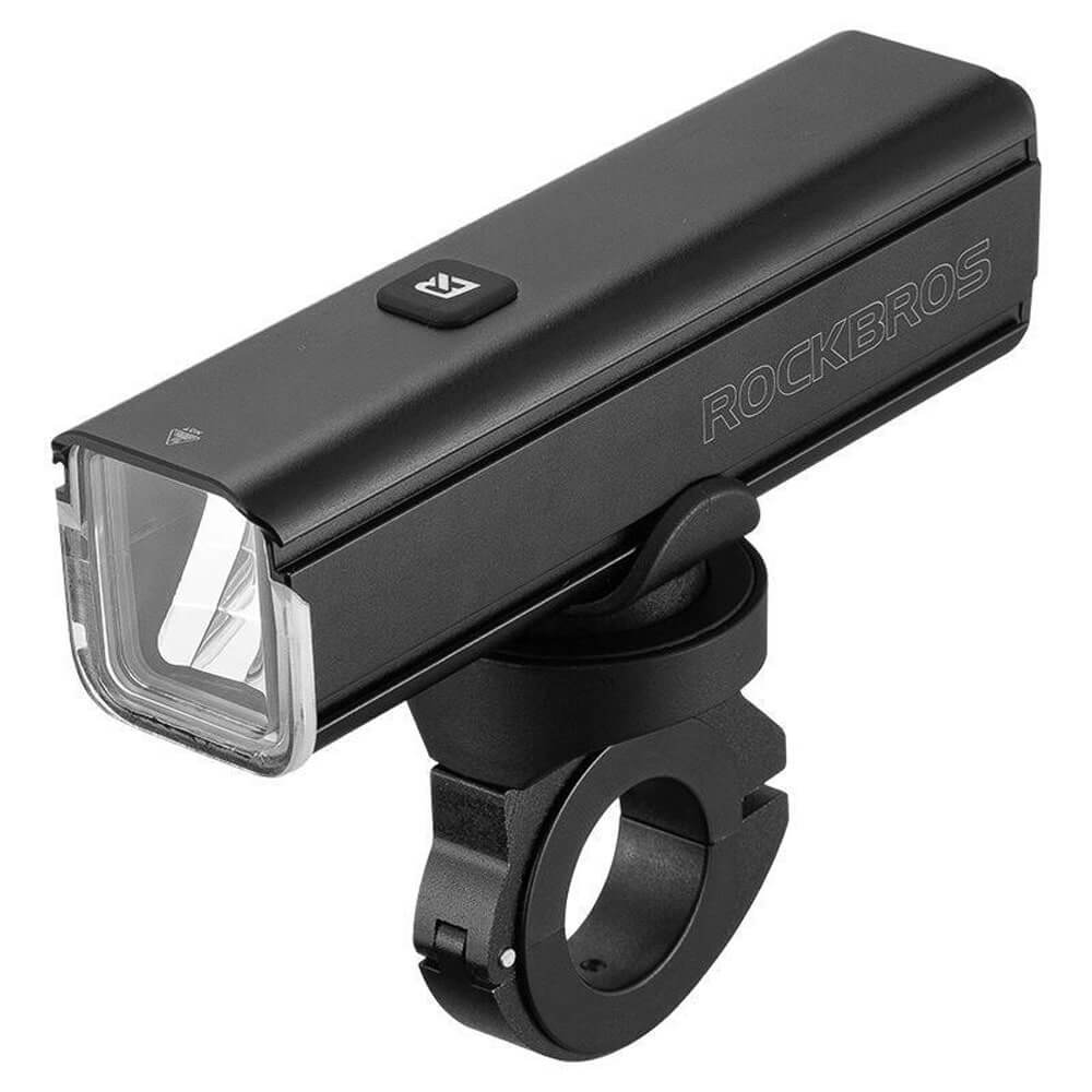 Rockbros 24610002001 Μπροστινό Φως Ποδηλάτου 1000lm με Καλώδιο Type - C to USB - Black