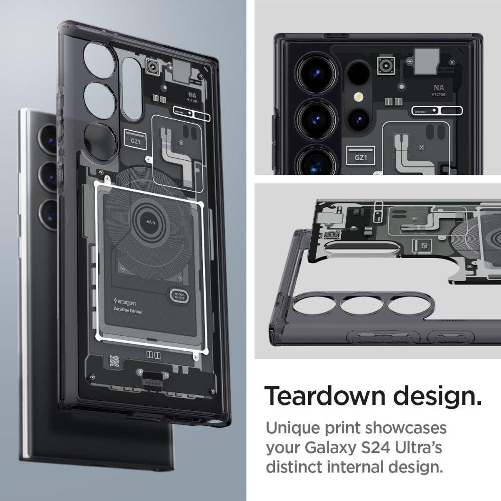 Spigen Samsung Galaxy S24 Ultra - Ultra Hybrid Σκληρή Θήκη με Πλαίσιο Σιλικόνης - Zero One