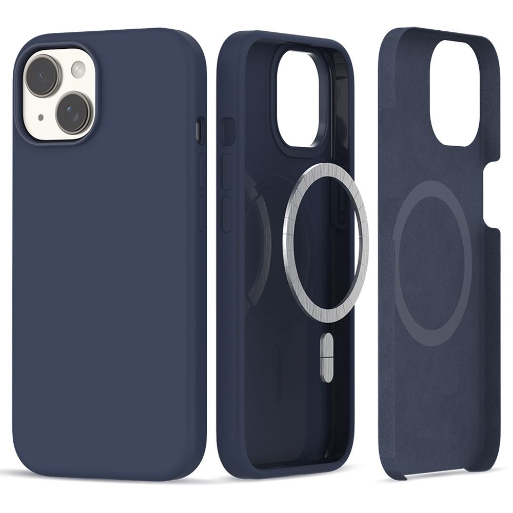Tech - Protect iPhone 15 Silicone Magsafe Θήκη Σιλικόνης TPU - Navy Blue