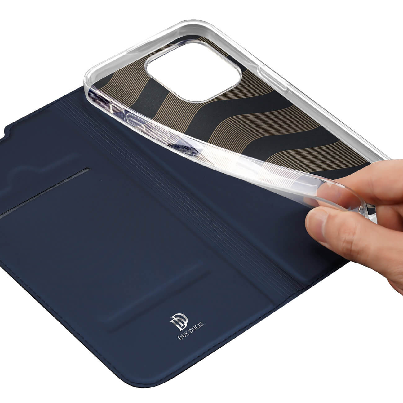 Dux Ducis iPhone 14 Pro Flip Stand Case Θήκη Βιβλίο - Blue