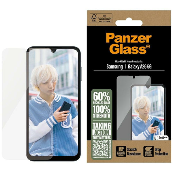 PanzerGlass Samsung Galaxy A26 5G - Ultra - Wide Fit Αντιχαρακτικό Γυαλί Οθόνης με Κιτ Τοποθέτησης - Black
