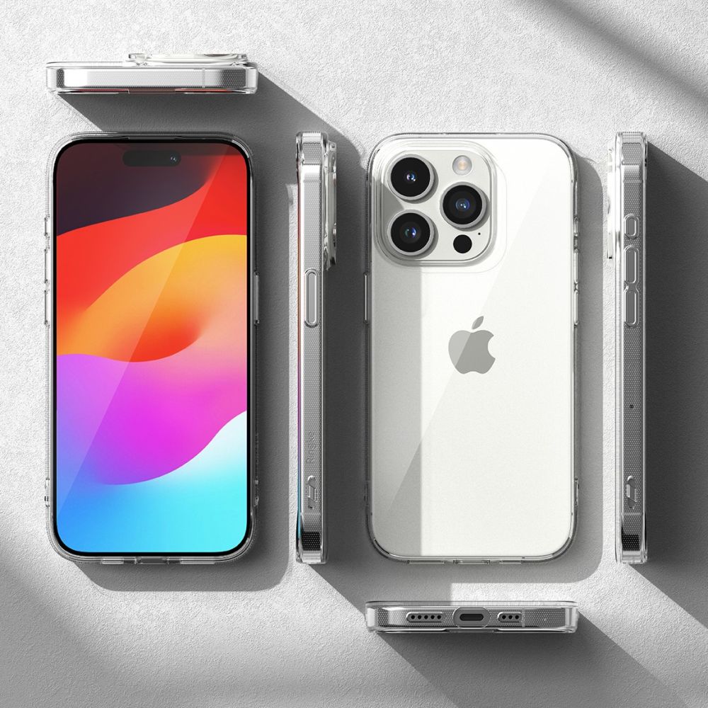 Ringke iPhone 15 Pro Max Air Ultra Thin TPU Case Λεπτή Θήκη Σιλικόνης - Διάφανη