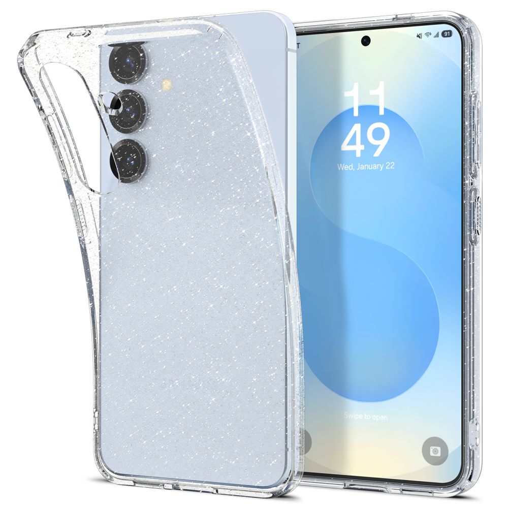 Spigen Samsung Galaxy S25 Liquid Crystal Θήκη Σιλικόνης - Glitter Crystal