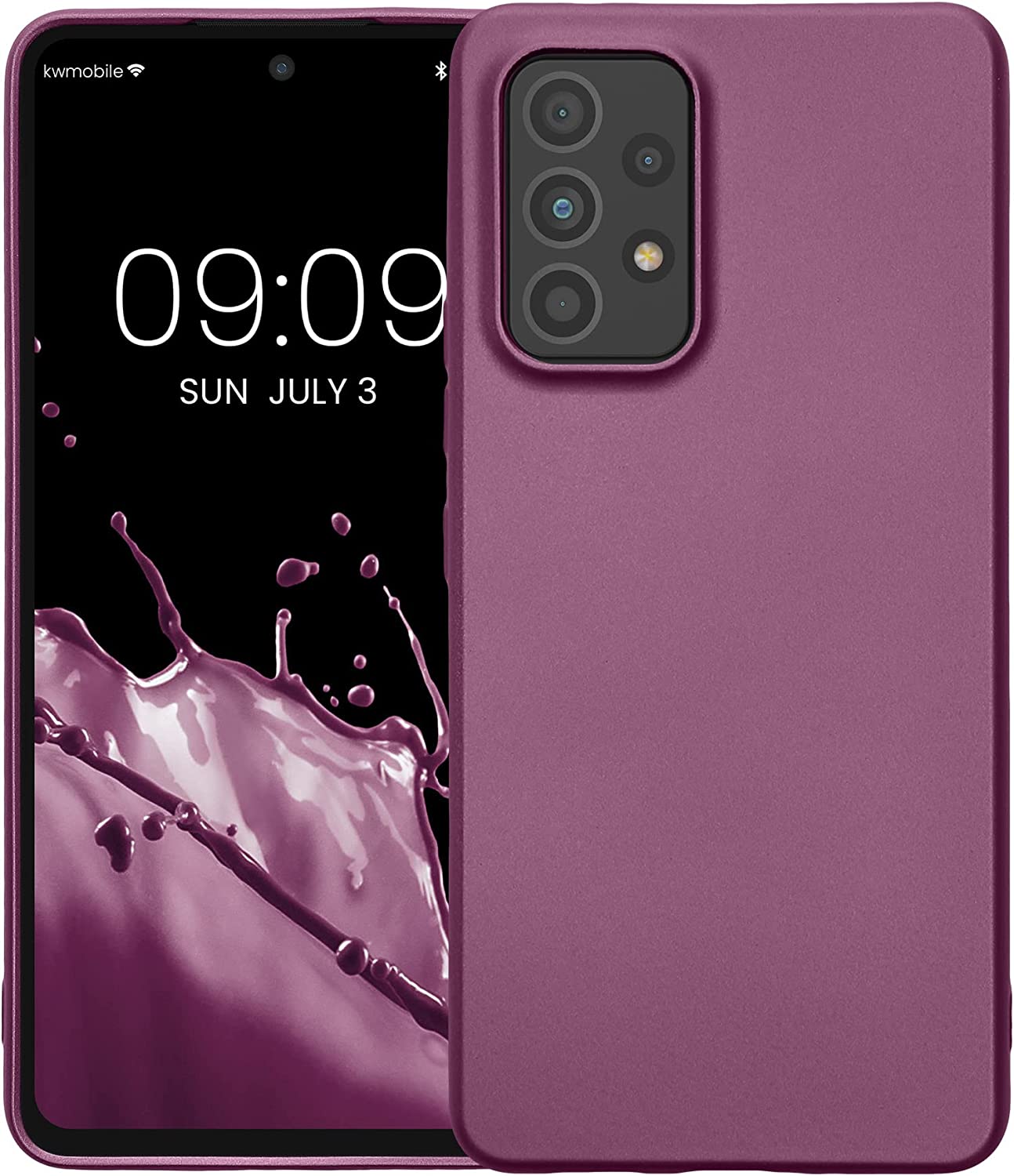 KW Samsung Galaxy A53 5G Θήκη Σιλικόνης TPU - Metallic Lavender - 57958.230
