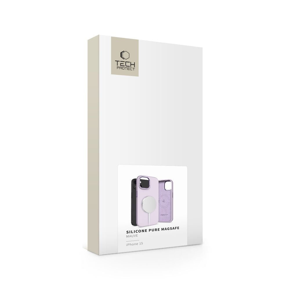 Tech - Protect iPhone 15 Silicone Pure Θήκη Σιλικόνης TPU με MagSafe - Mauve