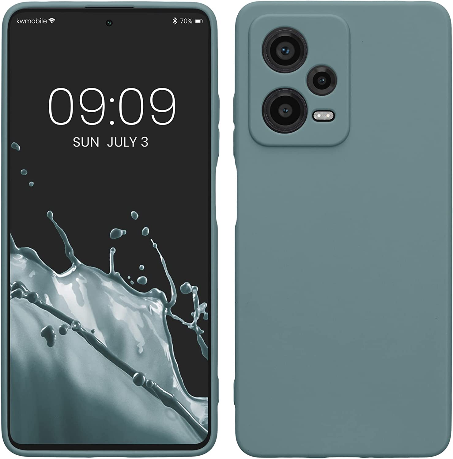KW Xiaomi Redmi Note 12 Pro Θήκη Σιλικόνης TPU - Arctic Blue - 60685.207