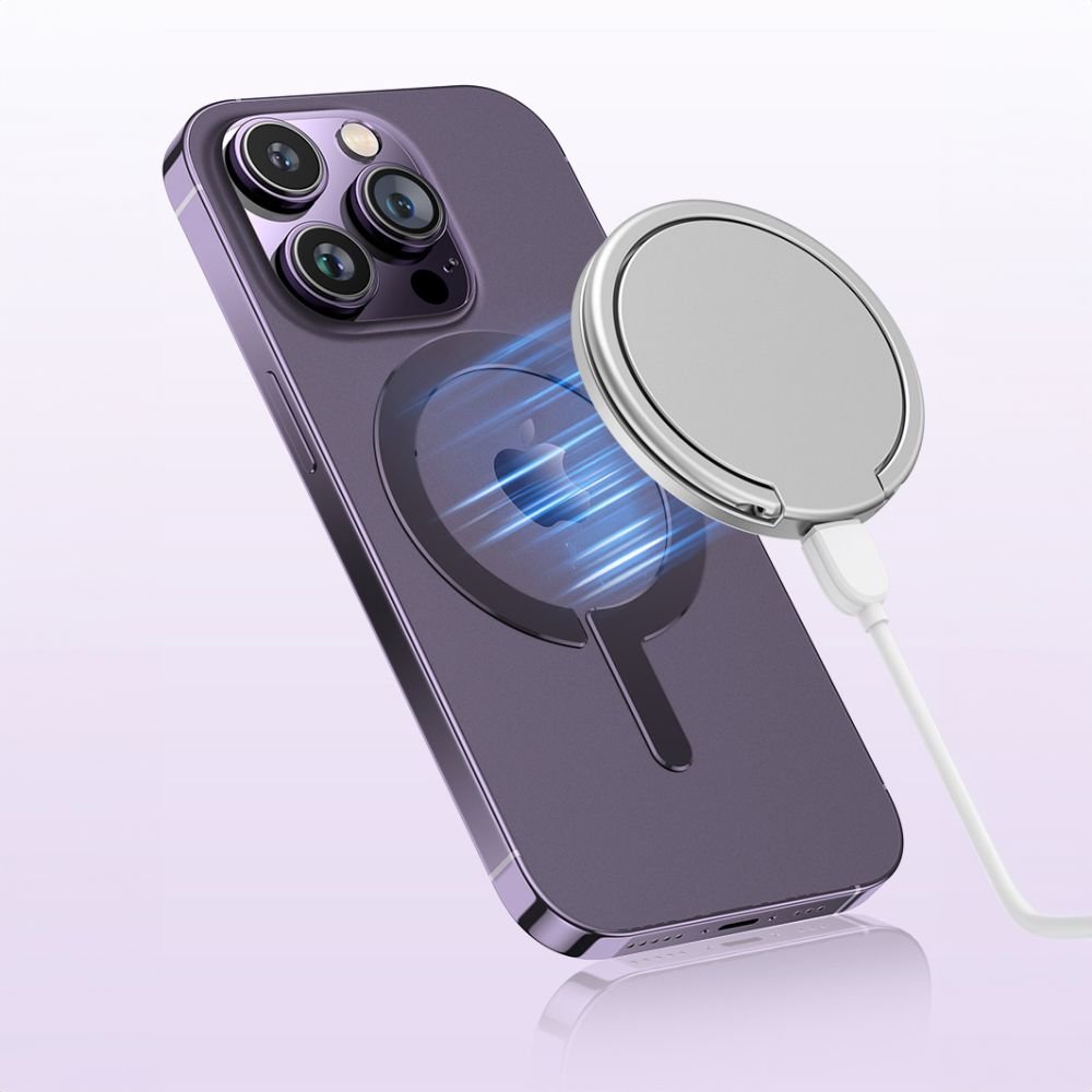 Tech - Protect MetalRing Universal Δακτύλιος MagSafe - Black - Silver