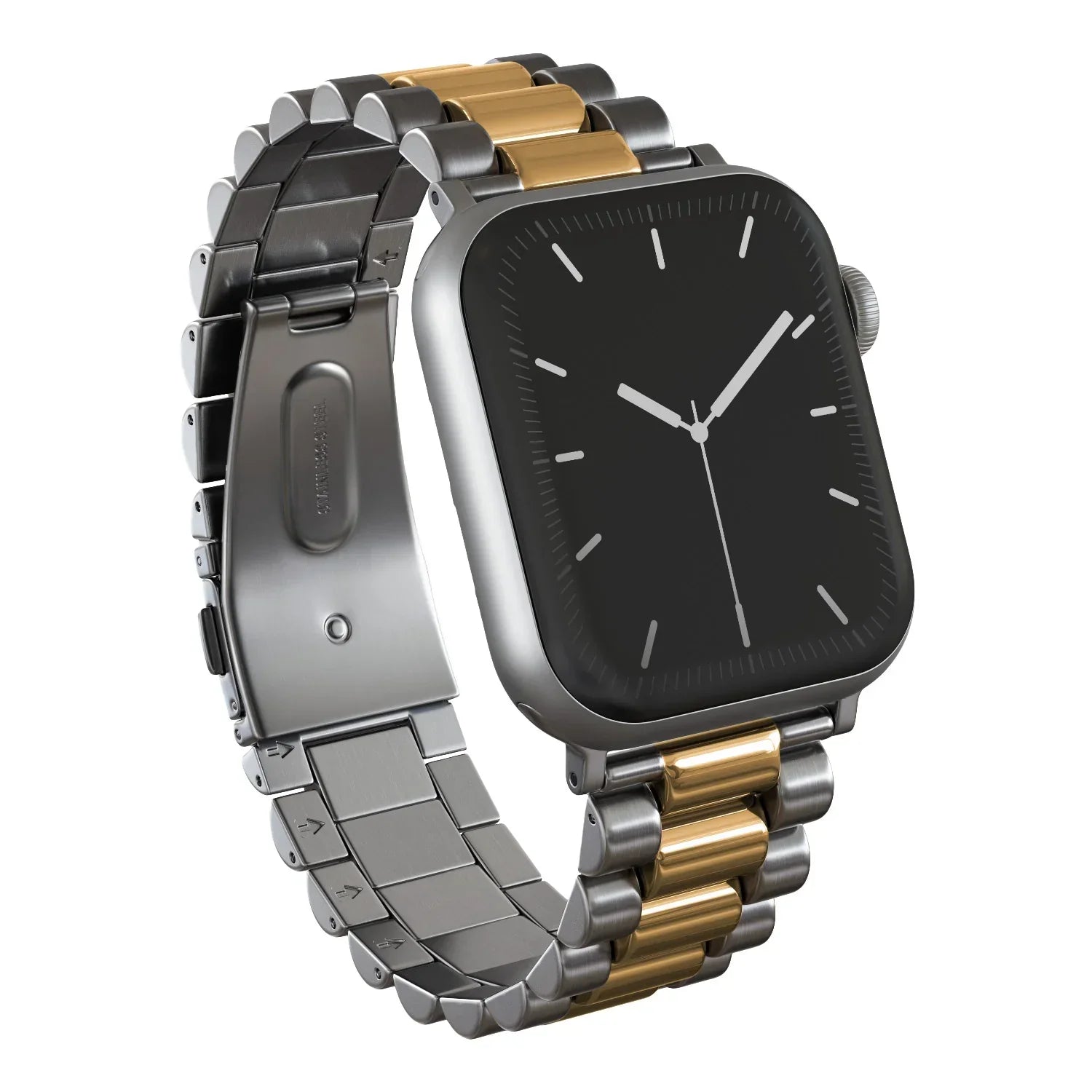 Burga Λουράκι Apple Watch 4/5/6/7/8/9/10/11 - SE (1/2/3) – 40/41/42mm - All Eyes On Me - Gold / Silver