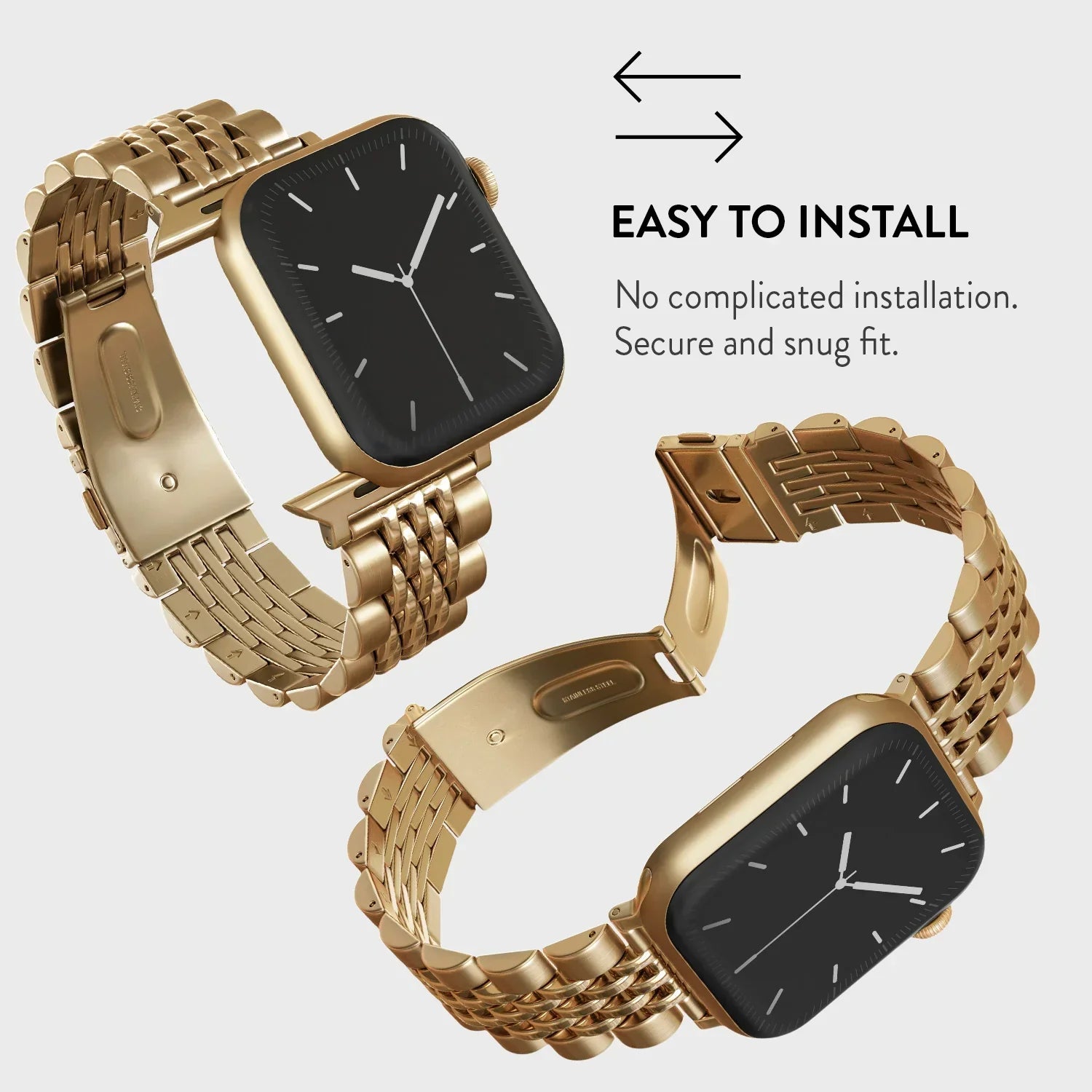 Burga Λουράκι Apple Watch 4/5/6/7/8/9/10/11 - SE (1/2/3) – 40/41/42mm - Chic Royal - Gold