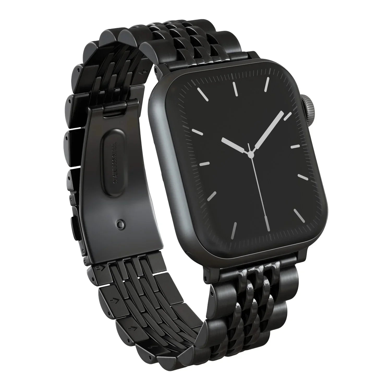 Burga Λουράκι Apple Watch 4/5/6/7/8/9/10/11 - SE (1/2/3) - Ultra (1/2/3) – 44/45/46/49mm - Chic Royal - Black