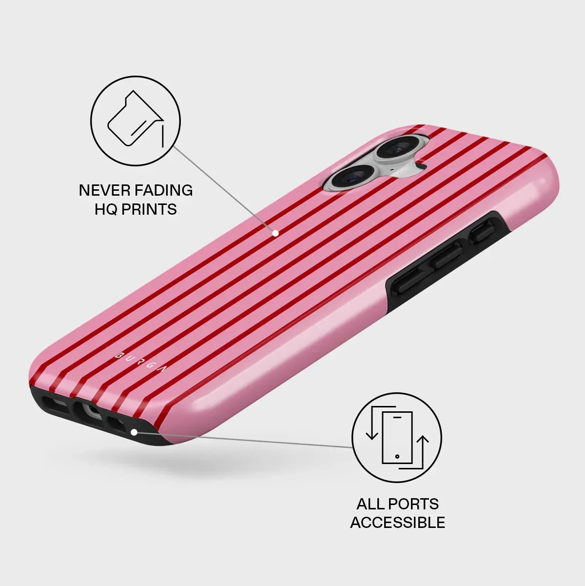 Burga iPhone 17 - Fashion Tough MagSafe - Σκληρή Θήκη με MagSafe - Favorite Bikini