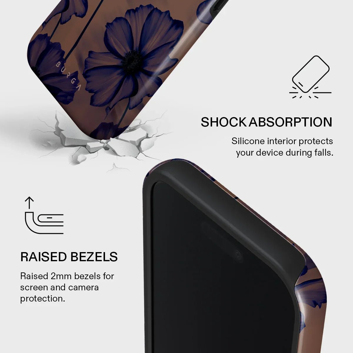 Burga iPhone 17 - Fashion Tough MagSafe - Σκληρή Θήκη με MagSafe - Velvet Night