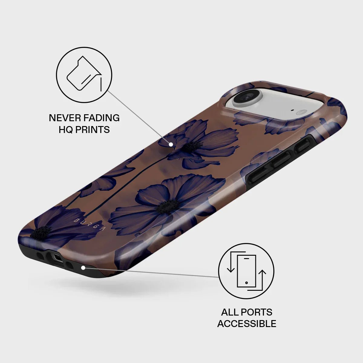 Burga iPhone Air - Fashion Tough MagSafe - Σκληρή Θήκη με MagSafe - Velvet Night