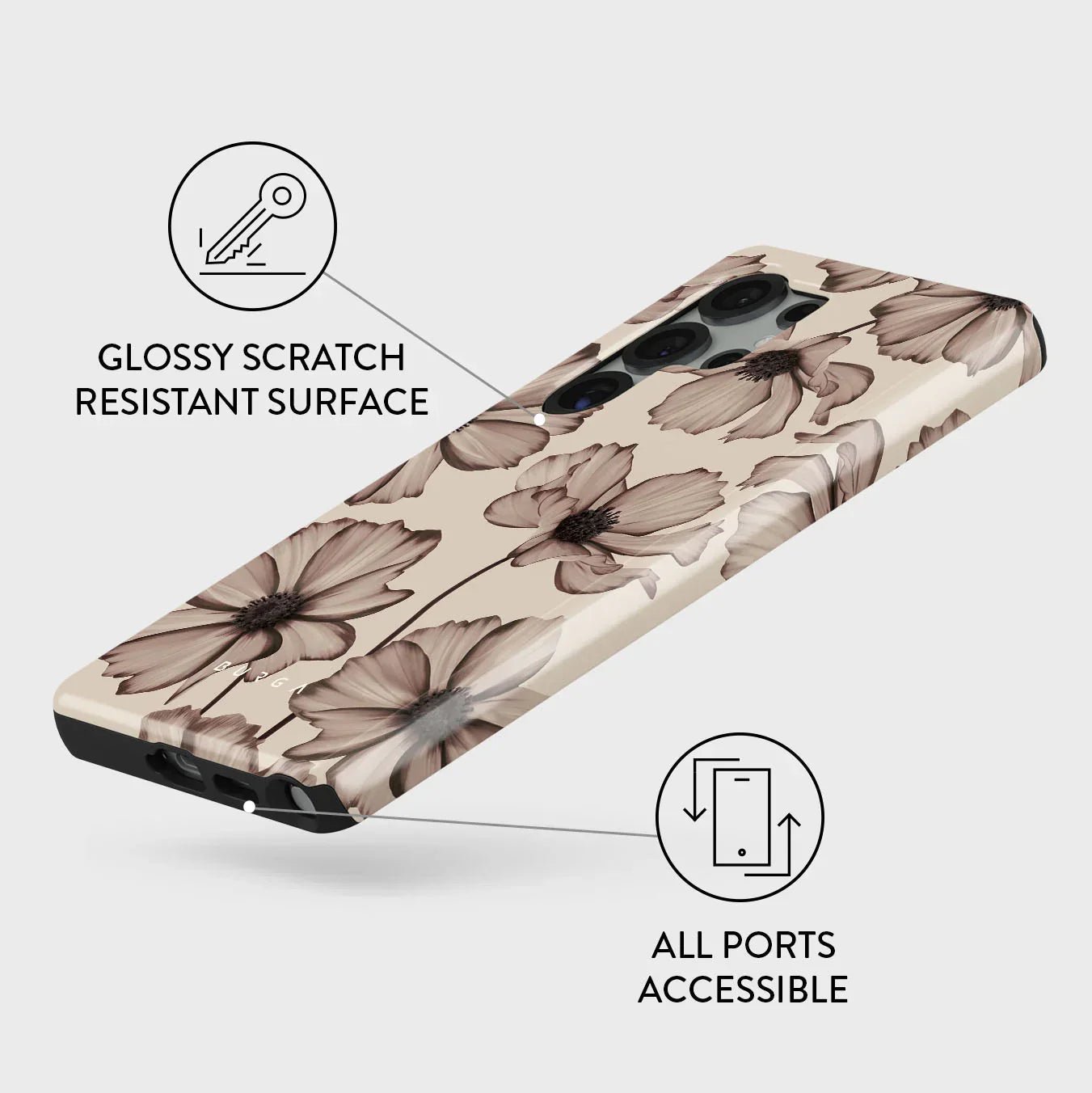 Burga Samsung Galaxy S25 Ultra - Fashion Tough MagSafe - Σκληρή Θήκη με MagSafe - Barely Yours