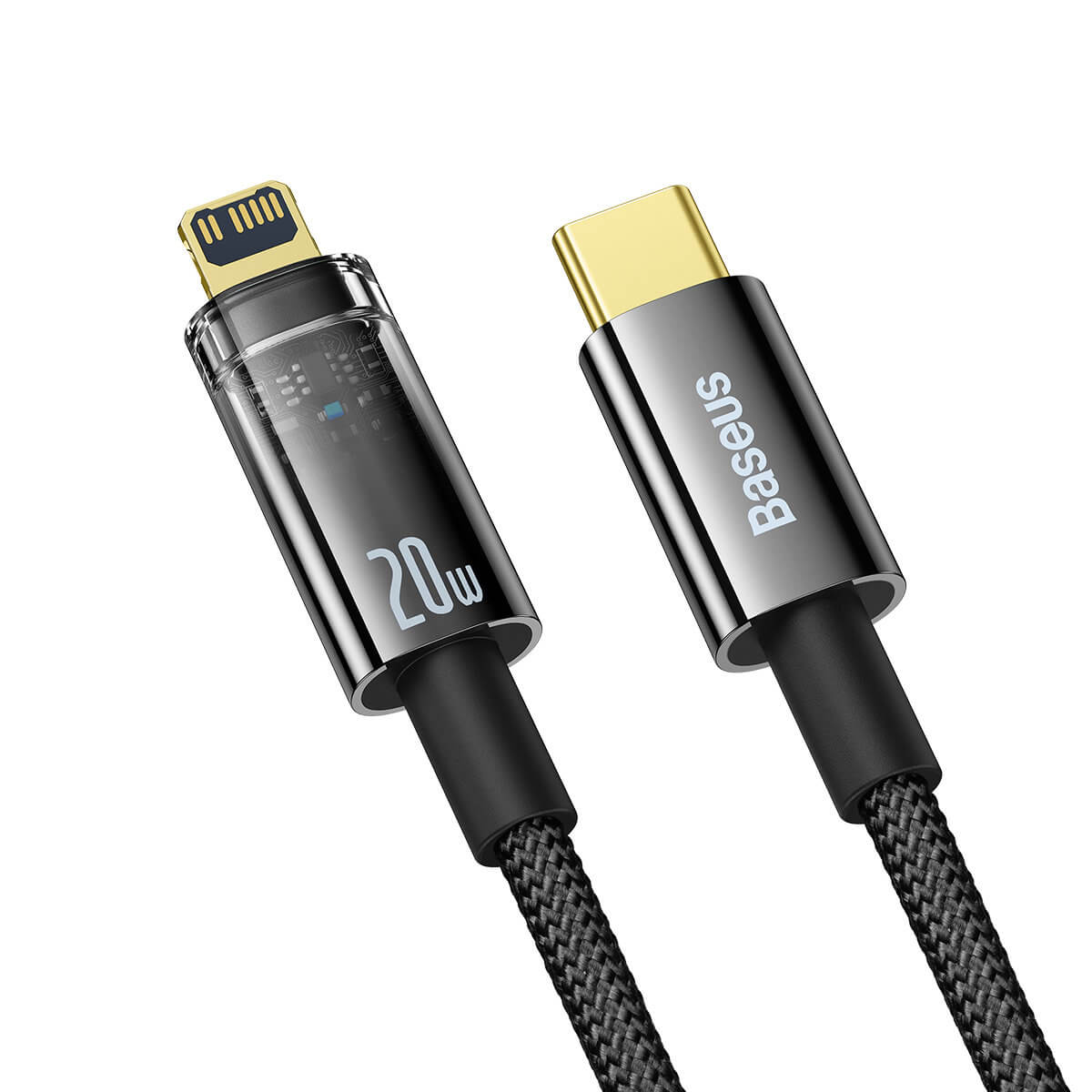 Baseus Explorer Series 20W - Καλώδιο Δεδομένων και Φόρτισης Type - C to Lightning 1M - Black - CATS000001