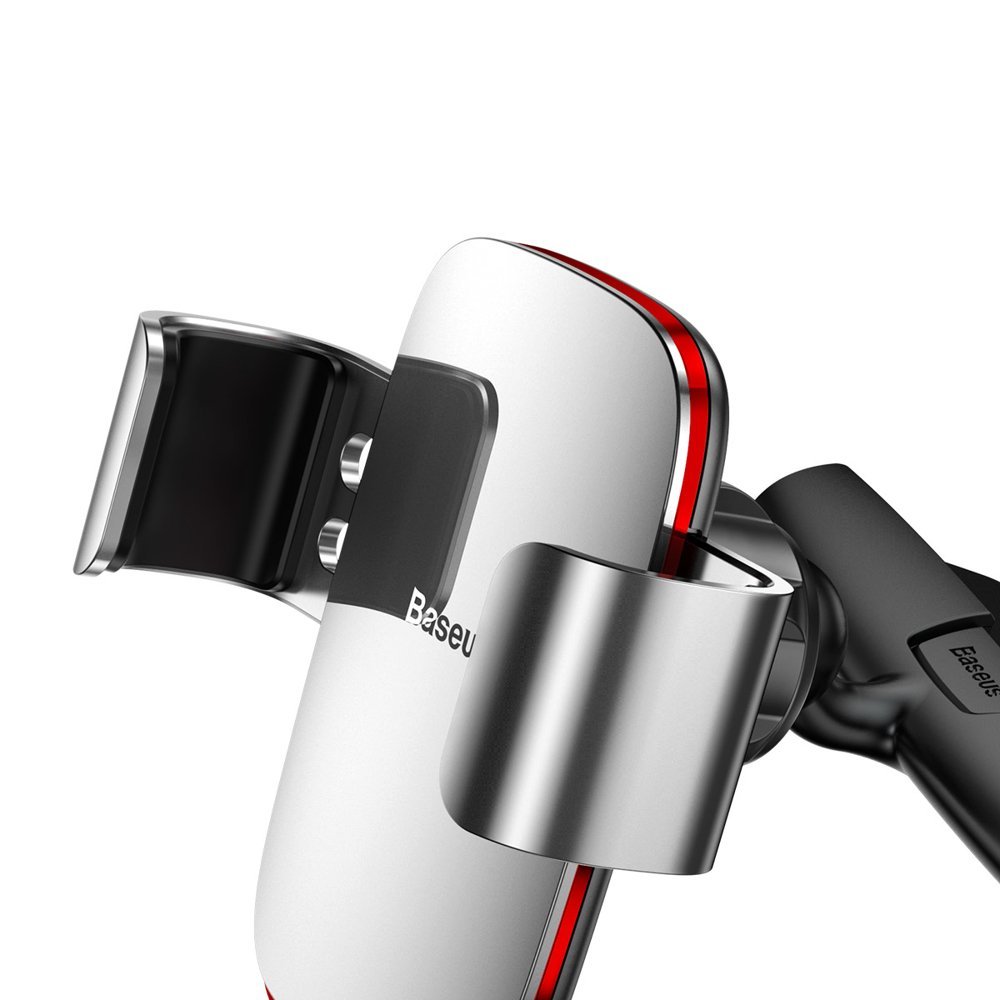 Baseus Metal Age Gravity Car Mount for CD Slot - Universal Βάση Αυτοκινήτου για την Υποδοχή του CD Player - Silver - SUYL - J0S