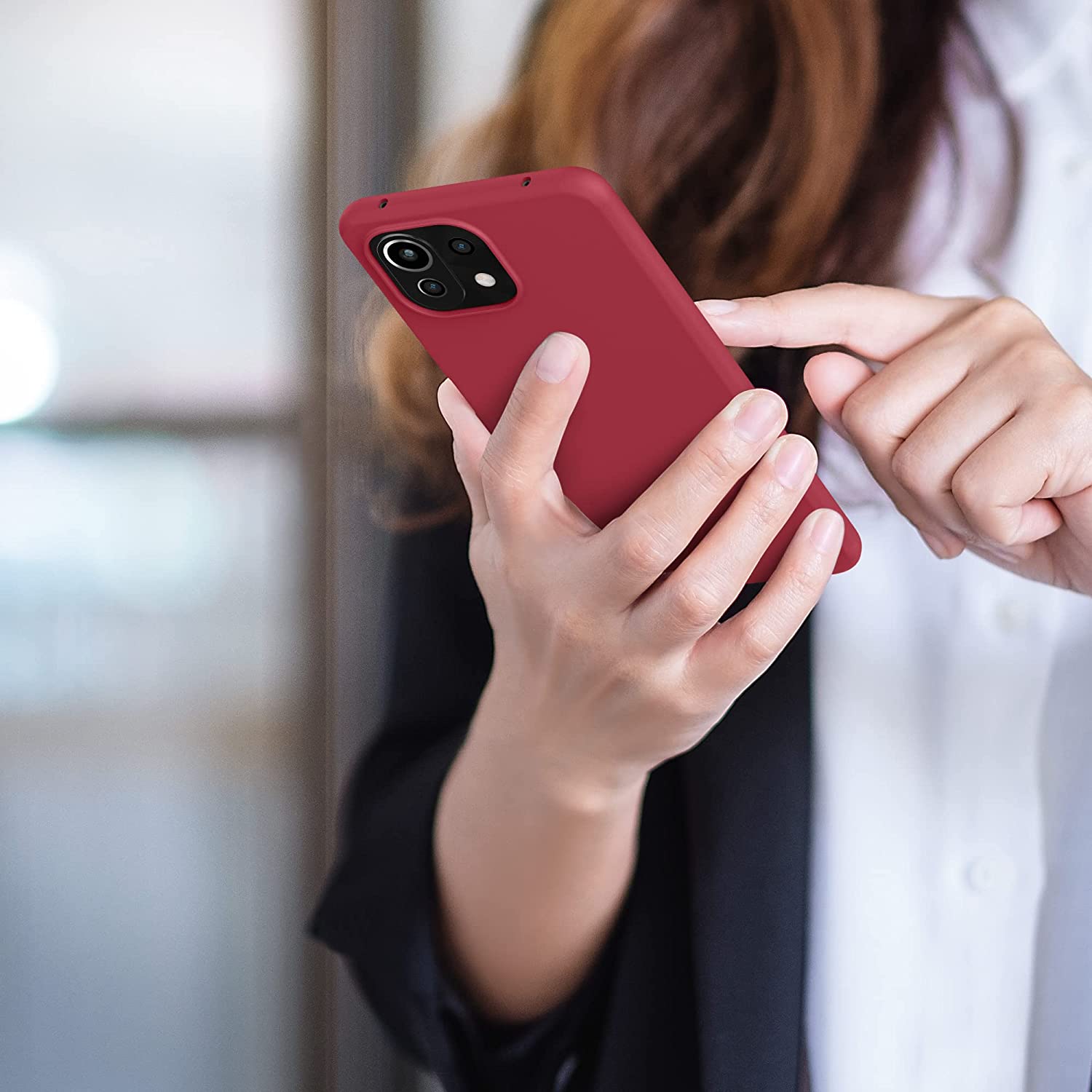 KW Xiaomi Mi 11 Lite / Mi 11 Lite 5G Θήκη Σιλικόνης TPU - Sweet Cherry - 54726.229