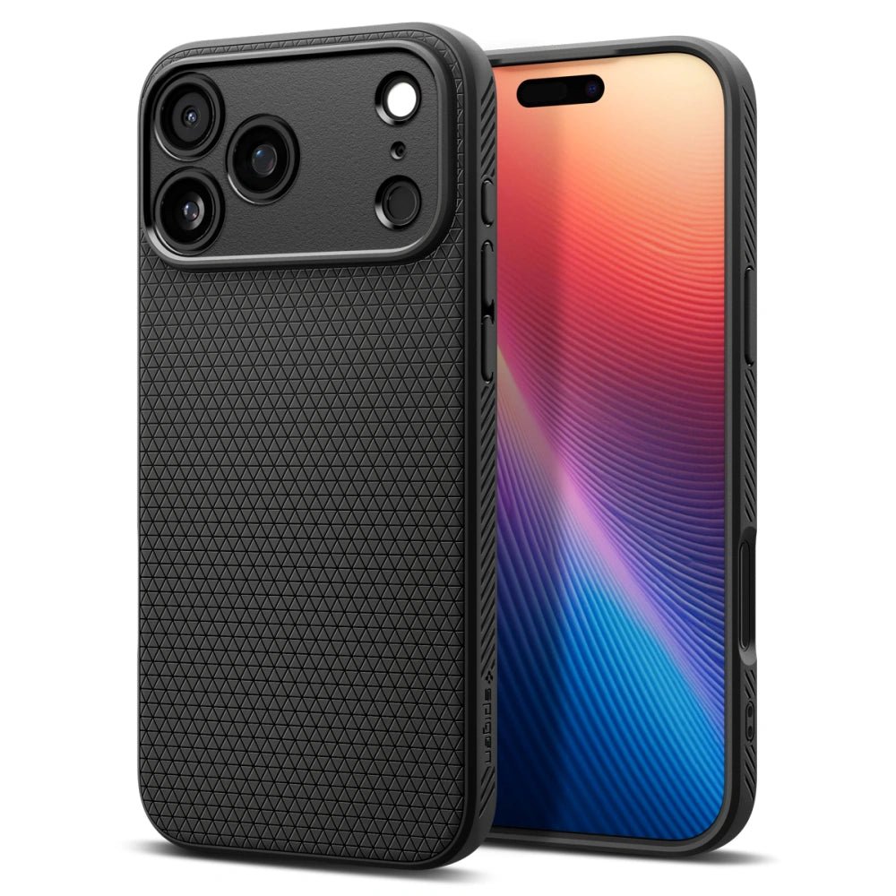 Spigen iPhone 17 Pro - Liquid Air - Θήκη Σιλικόνης - Matte Black