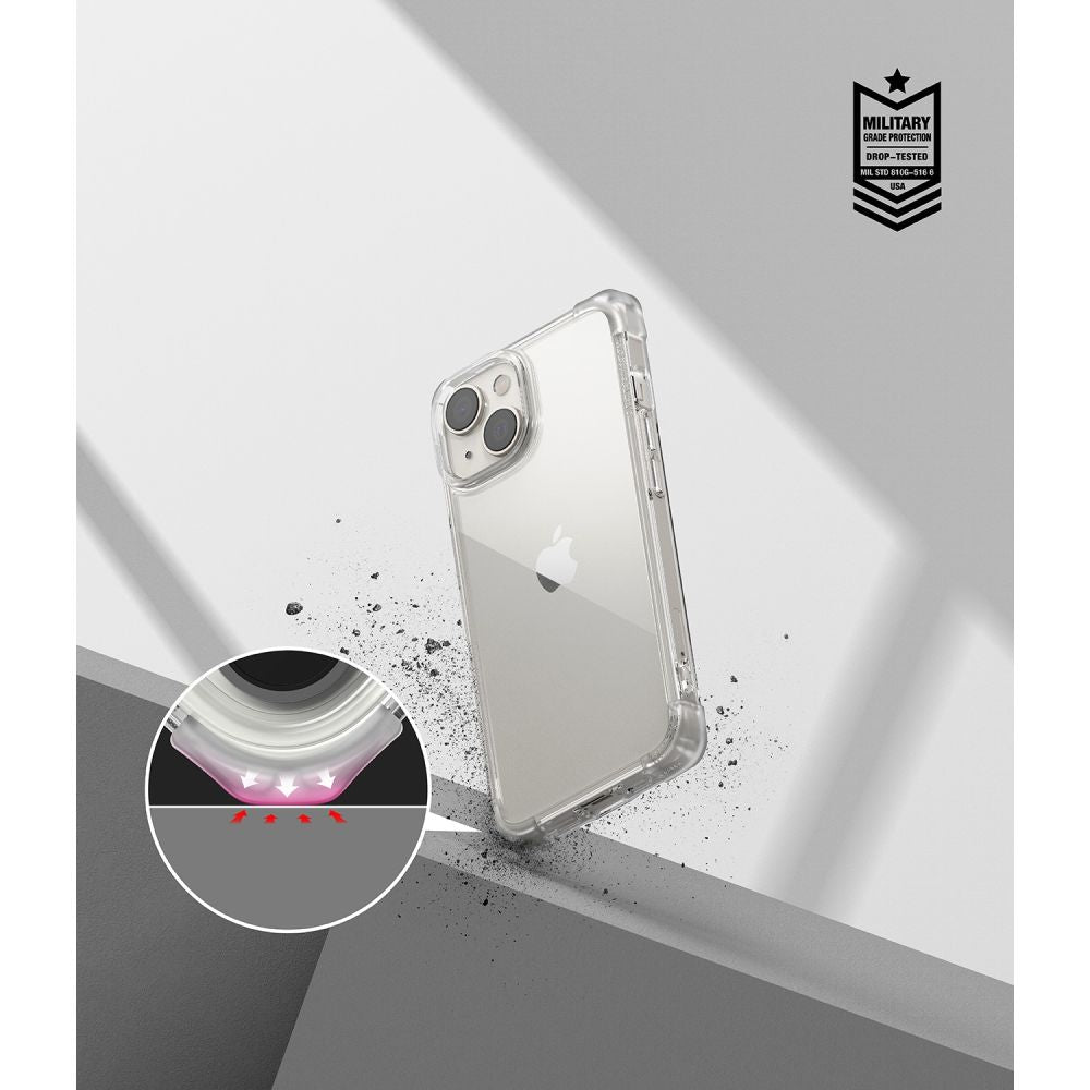 Ringke iPhone 14 Plus / iPhone 15 Plus Fusion Bumper Σκληρή Θήκη με Πλαίσιο Σιλικόνης - Διάφανη