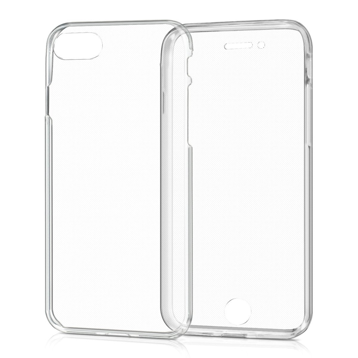 KW iPhone SE 2022 / SE 2020 / 7 / 8 Θήκη Σιλικόνης Full Body - Διάφανη - 39457.03