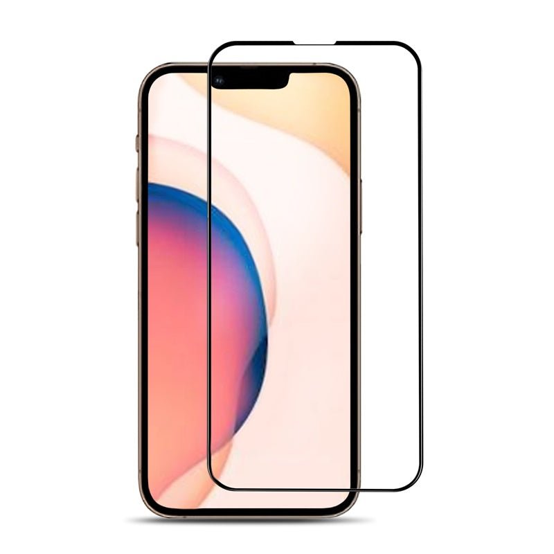 OEM iPhone 13 Pro Max 0.3mm 5D Full Glue Ceramic 9H Full Screen Tempered Glass Αντιχαρακτικό Γυαλί Οθόνης - Black