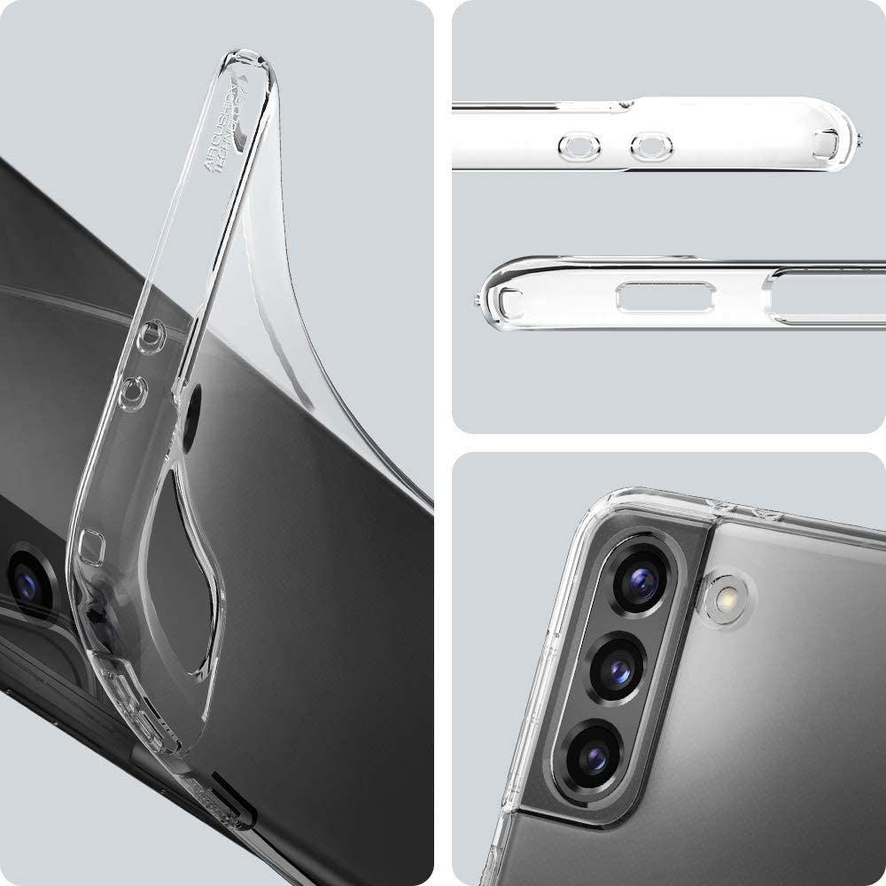 Spigen Samsung Galaxy S21 Liquid Crystal Θήκη Σιλικόνης - Crystal Clear