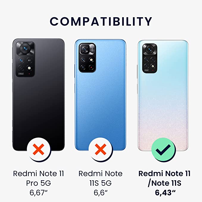 KW Xiaomi Redmi Note 11 / Redmi Note 11S Θήκη Σιλικόνης Rubberized TPU - Neon Pink - 57918.77