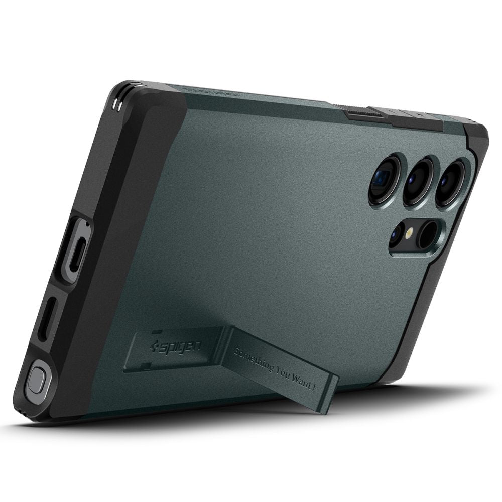 Spigen Samsung Galaxy S24 Ultra Tough Armor Σκληρή Θήκη - Abyss Green