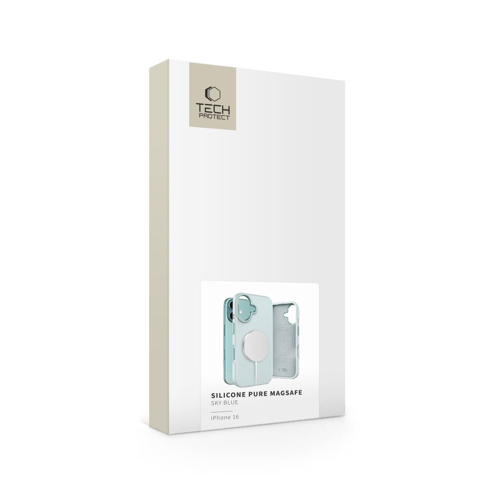 Tech - Protect iPhone 16 Silicone Pure Θήκη Σιλικόνης TPU με MagSafe - Sky Blue