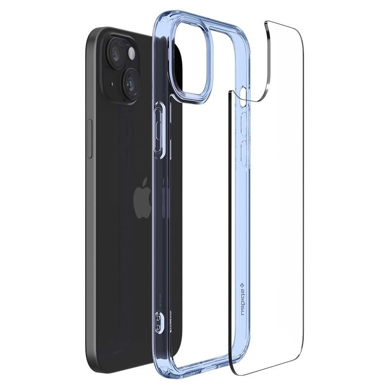 Spigen iPhone 15 Plus Ultra Hybrid Σκληρή Θήκη με Πλαίσιο Σιλικόνης - Sky Crystal