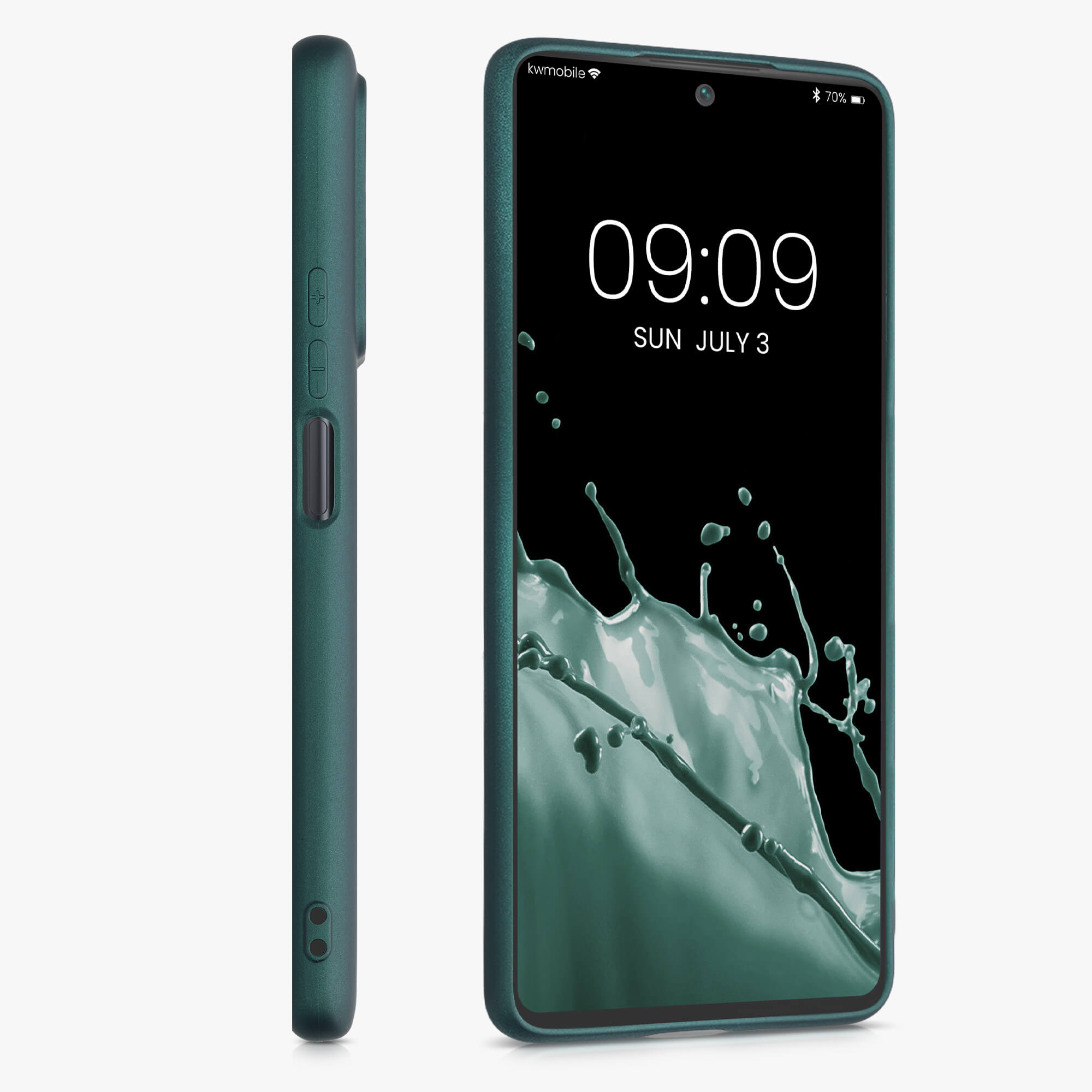 KW Xiaomi 11T / 11T Pro Θήκη Σιλικόνης TPU - Metallic Petrol - 56237.14
