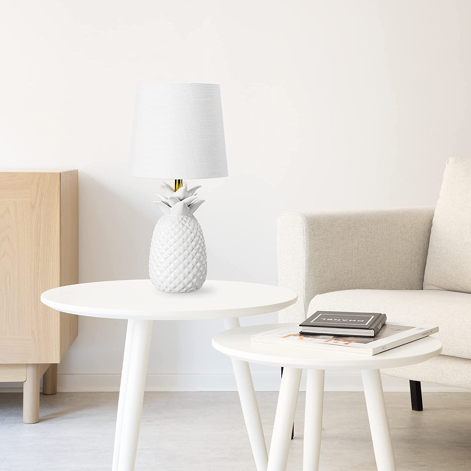 Navaris Desk Lamp Επιτραπέζιο Φωτιστικό - Ανανάς - 35cm - White - 49150.02.02