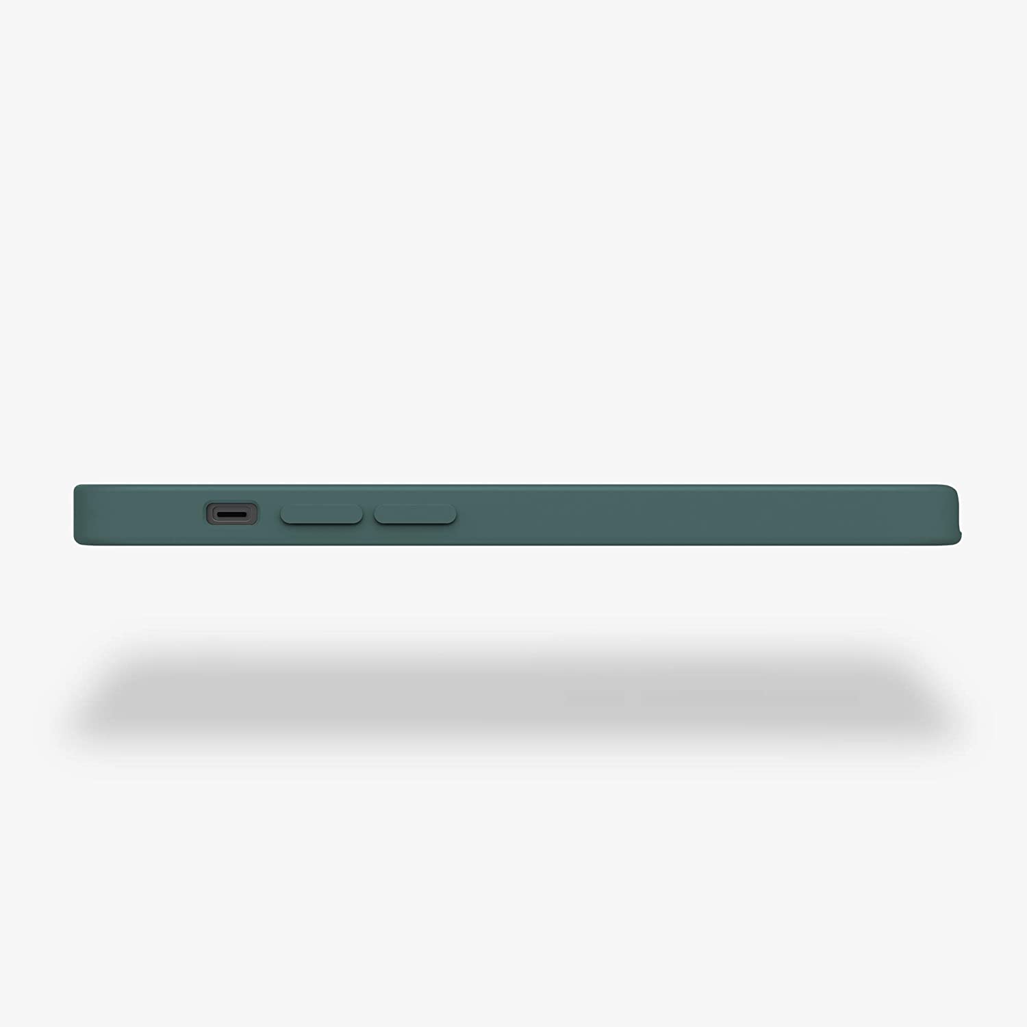 KW iPhone 12 / iPhone 12 Pro Θήκη Σιλικόνης Rubber TPU - Moss Green - 52641.169